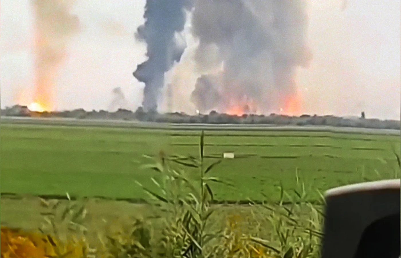 Детонация боеприпасов в Джанкое