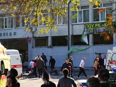 В Керчи не хватает медицинских ресурсов для оказания помощи пострадавшим в утренней бойне в техникуме