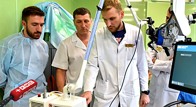 В онкологическом диспансере установлен лазерный хирургический комплекс «СО 2 лазер»