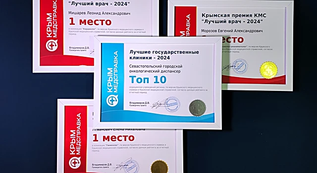 Стали известны результаты Крымской медицинской премии