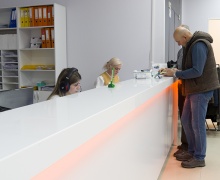 Клиника "МиР"- ресепшен